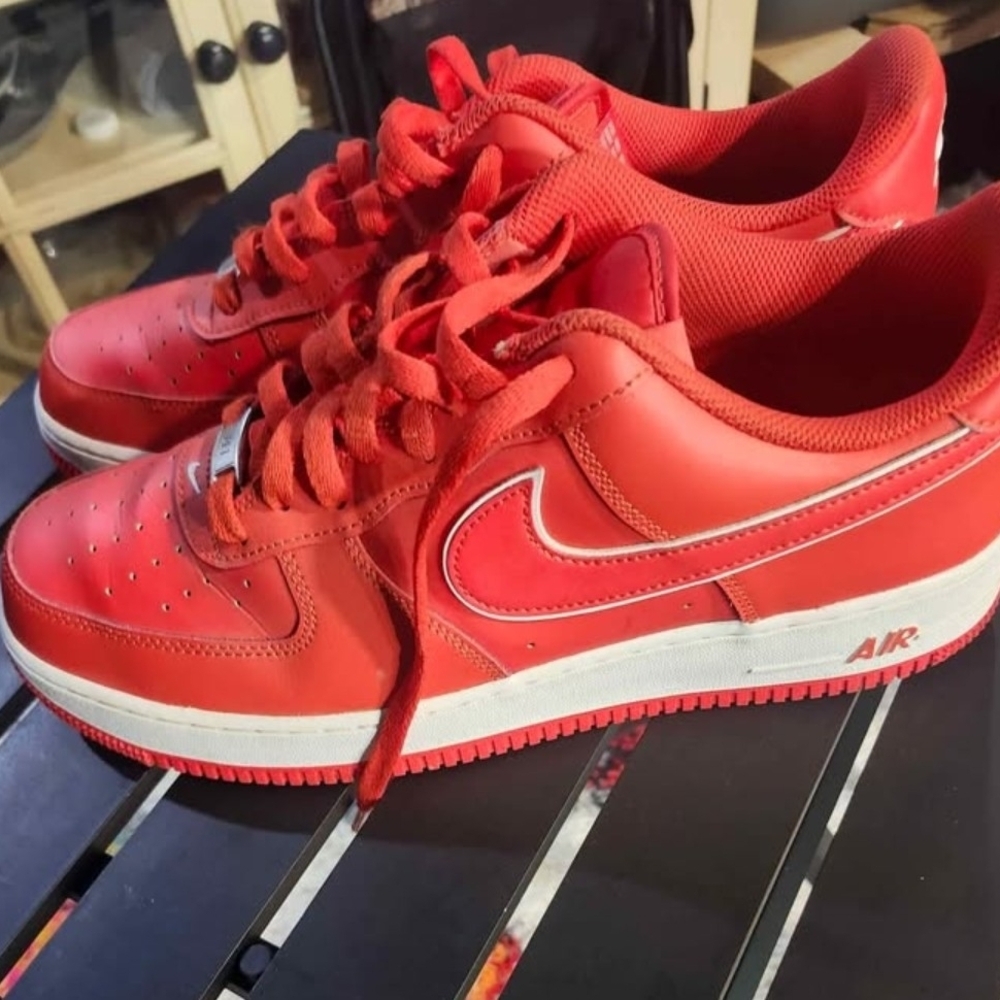 Nike Air Force 1 Red Sneakers